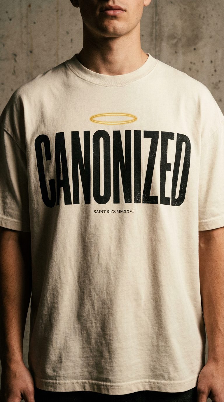 Canonized Tee — Bone