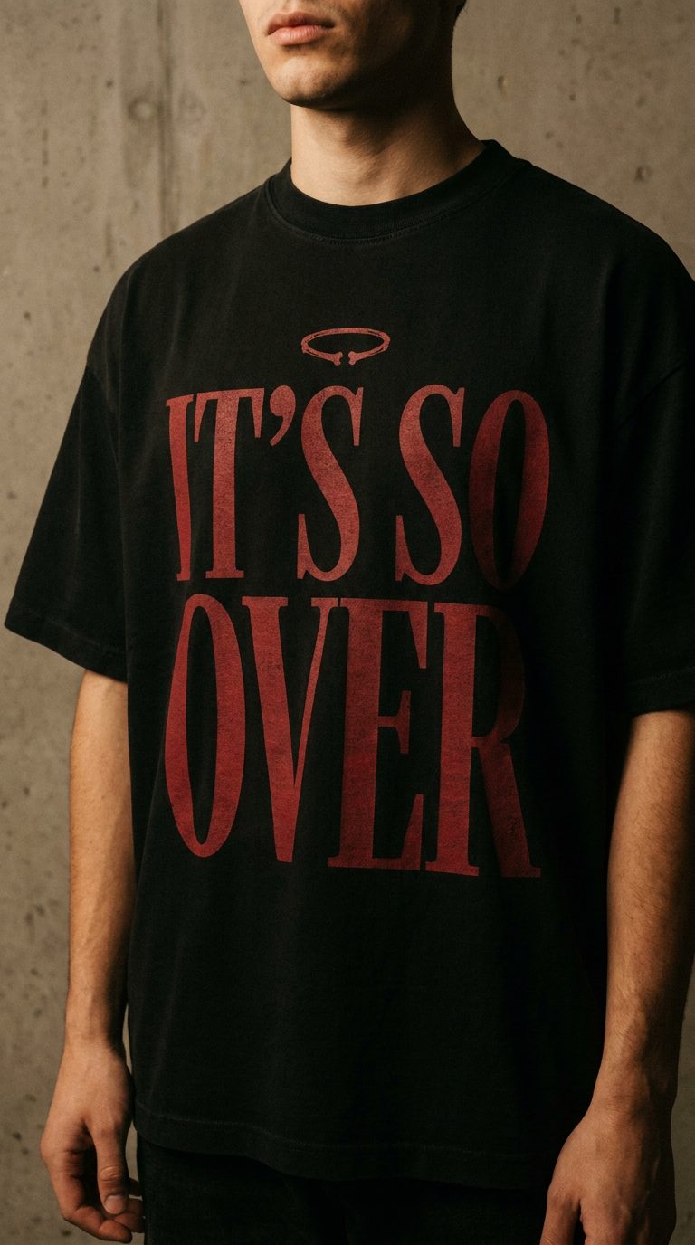 It's So Over Tee — Black